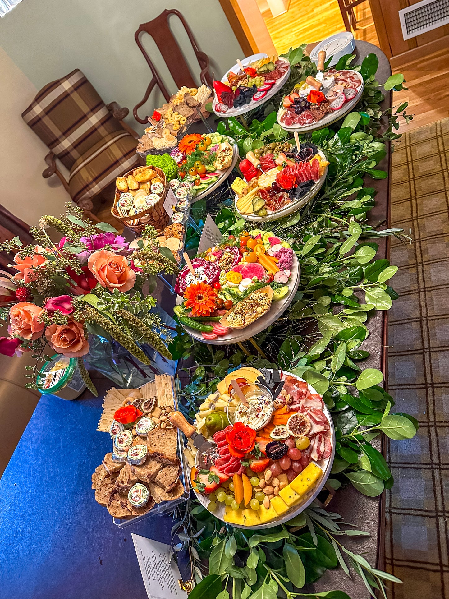 Multi-Dimensional Tiered Grazing Table Set-Up