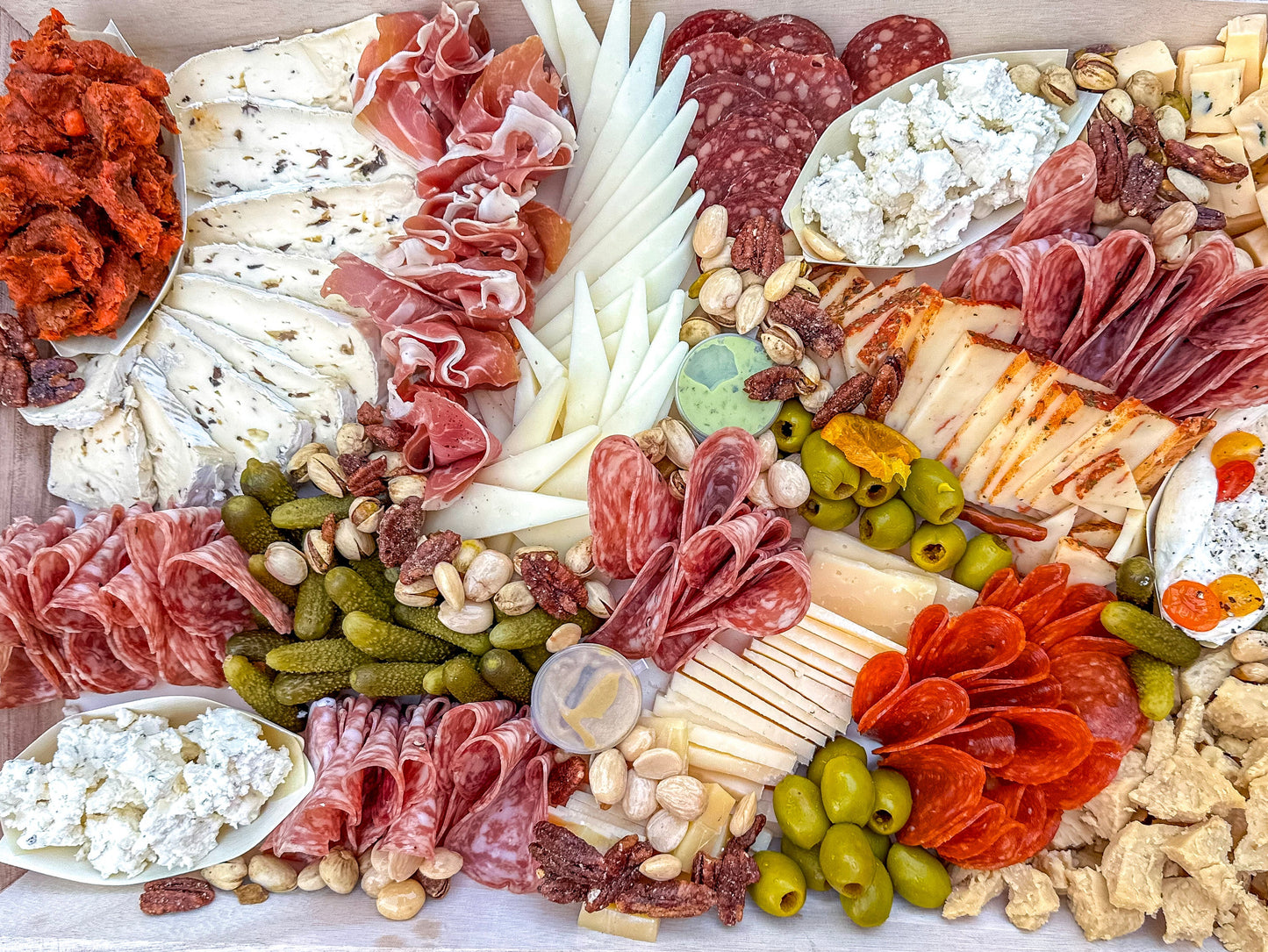 Poker Night Cheese and Charcuterie Board