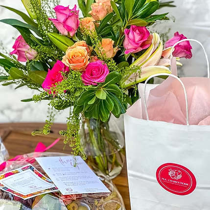 Boards and Blooms Package