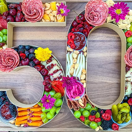 Charcuterie Letters and Numbers