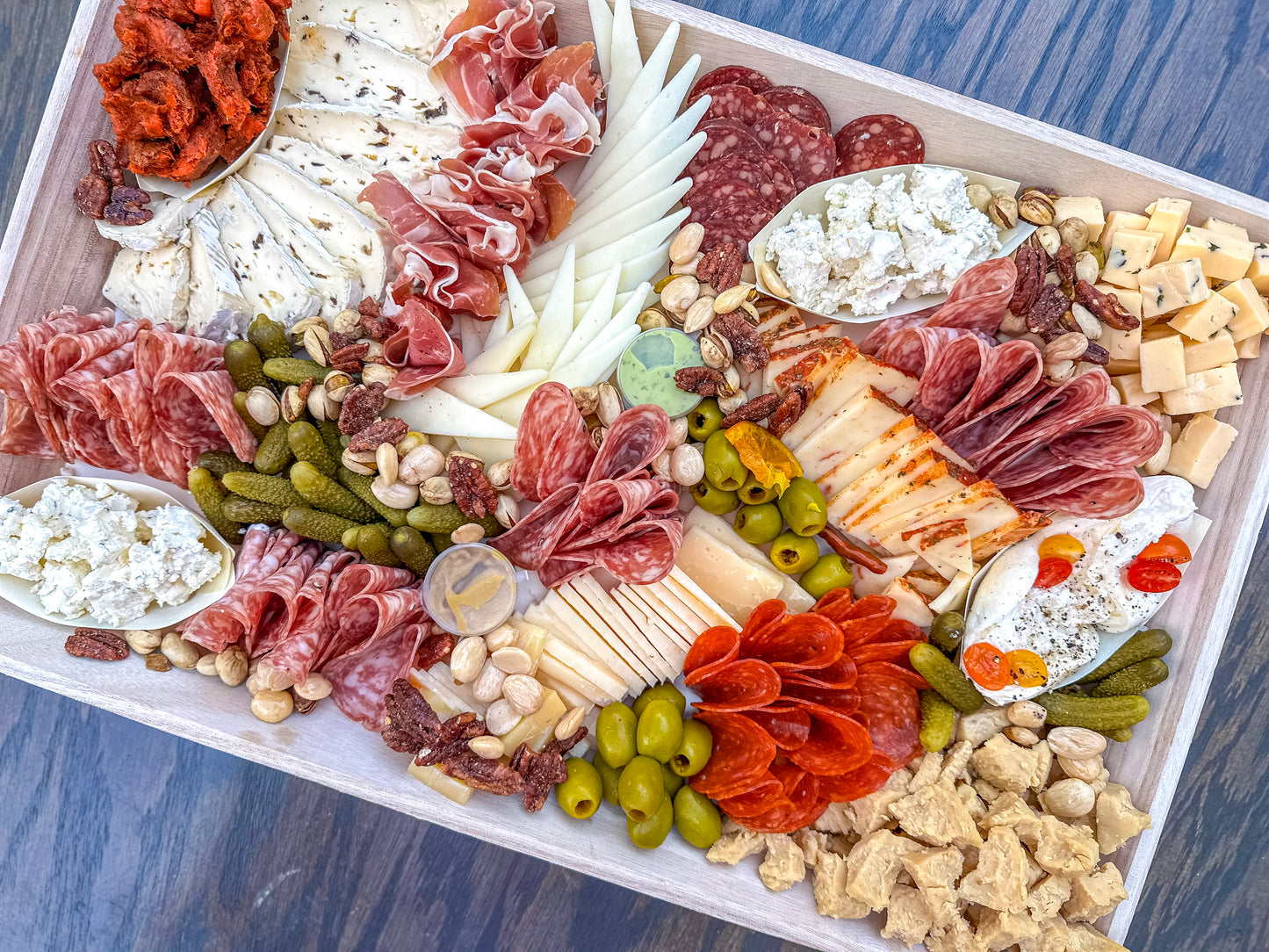 Poker Night Cheese and Charcuterie Board