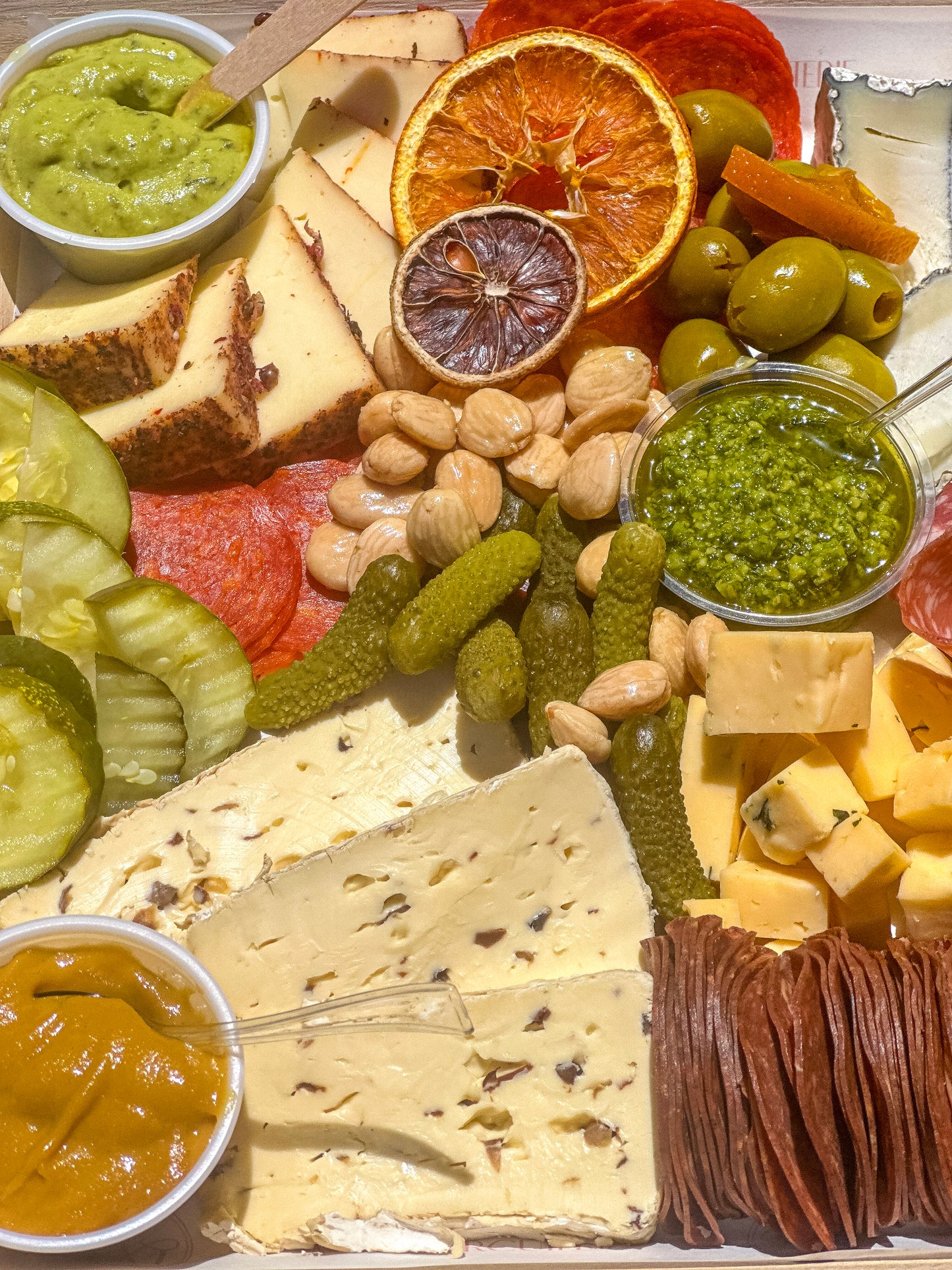 Poker Night Cheese and Charcuterie Board
