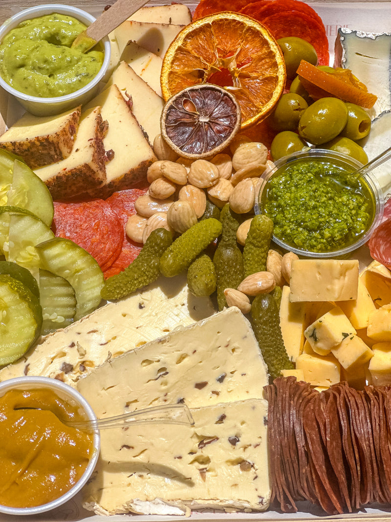 Poker Night Cheese and Charcuterie Board