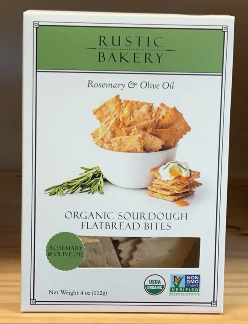 Box of Rustic Bakery Sourdough Flatbread Crackers Add-On